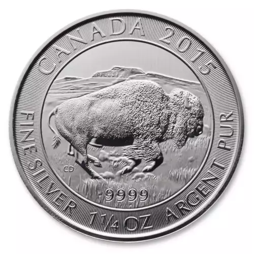 1.25 oz RCM Silver Canadian Bison - Misc Dated