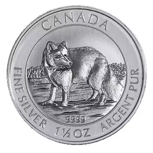 1.5 oz RCM Silver Arctic Fox - 2014