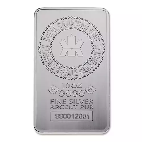 10 oz Silver Bar - Royal Canadian Mint (RCM)