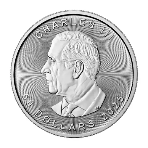 Canadian Platinum Maple Leaf 1oz - 2025