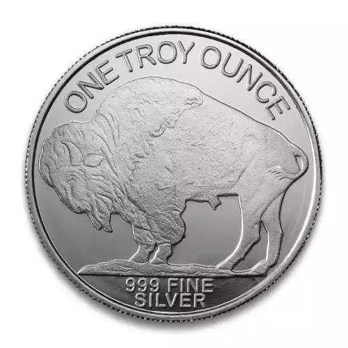 1oz Silver Round - Buffalo