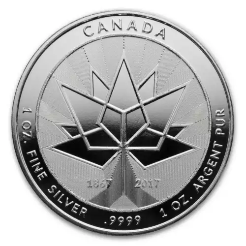 1oz Silver Rounds - Canada 150