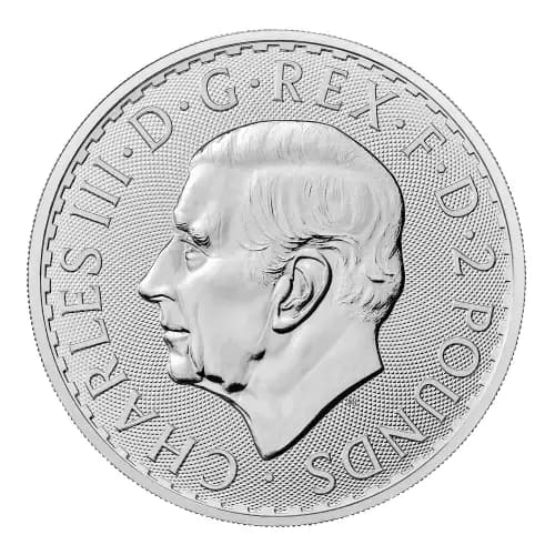 Royal Mint UK 1oz Silver Britannia (King) - 2023