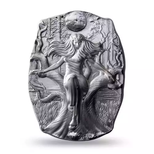 Argentia Silver Art - 10 oz Bar "Goddess Mara" - Matte