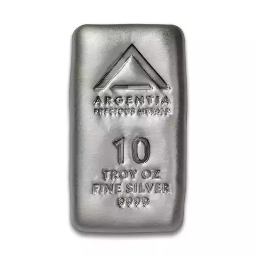 ARGENTIA Silver Bar 10 oz - Poured