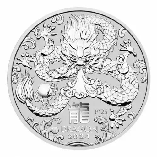 Australian 1 Kilo Silver Year of the Dragon - 2024