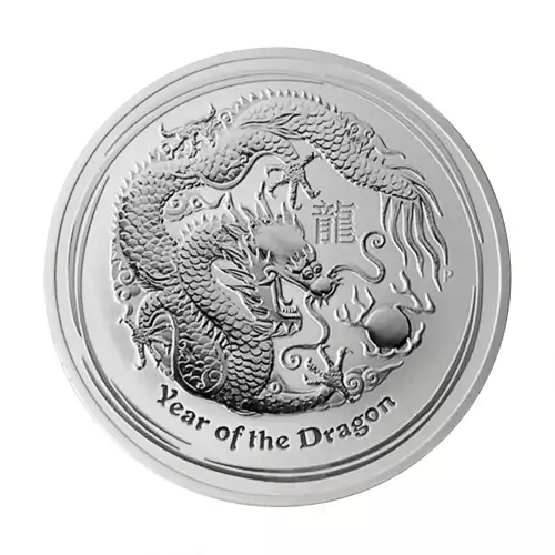 Australian 10oz Silver Year of the Dragon - 2012