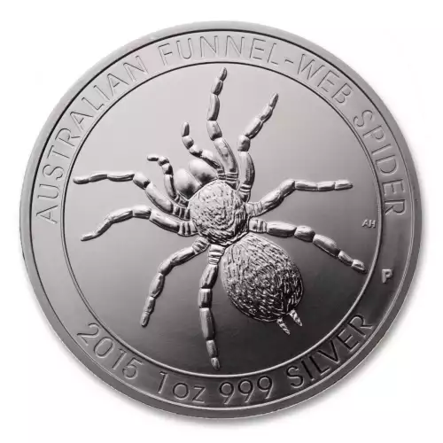 Australian 1oz Silver Funnel Web Spider - 2015