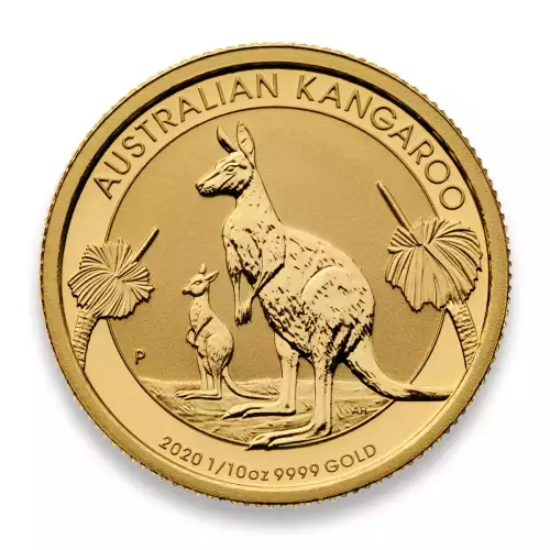 Australian Gold Kangaroo, 1/10 oz - Backdated