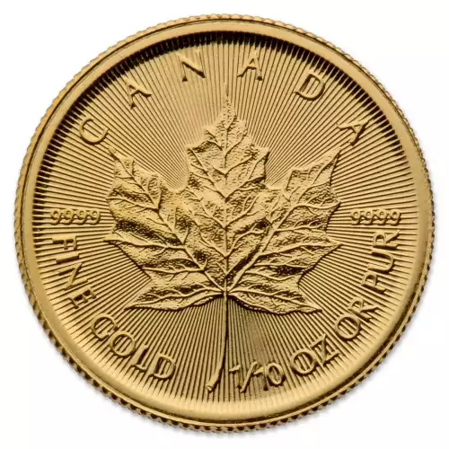 Canadian Gold Maple Leaf 1/10 oz 9999 - 2025