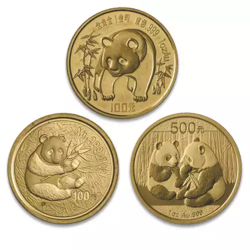 Chinese Gold Panda, 1oz / 30g - Backdated