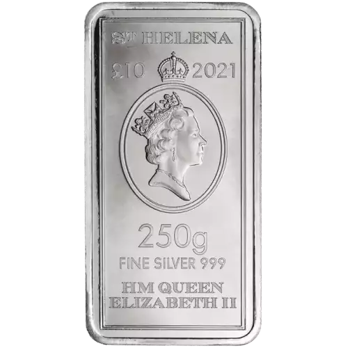 Misc. Minted Silver Bar, 250g, 1/4 Kilo (8.0375 Tr Oz)