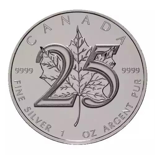 RCM 1oz Silver 25th Anniversary - 2013