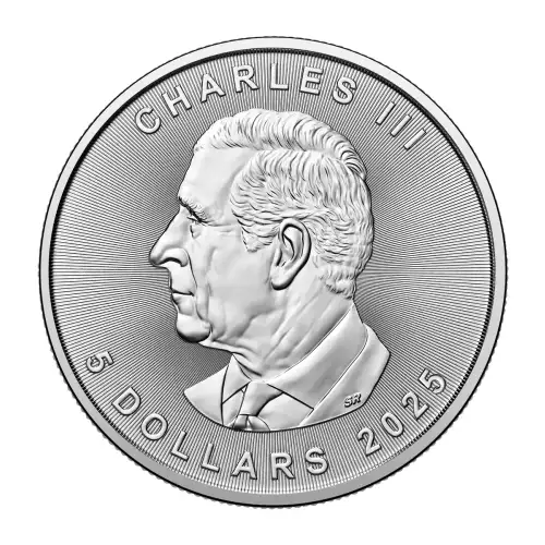 RCM 1oz Silver Canadian Maple Leaf - 2025