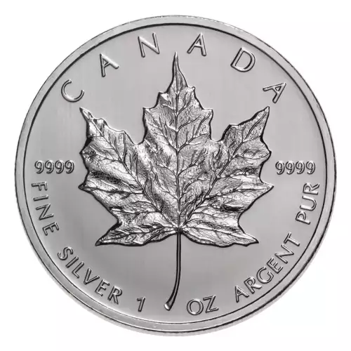 RCM 1oz Silver Canadian Maple Leaf - Backdated