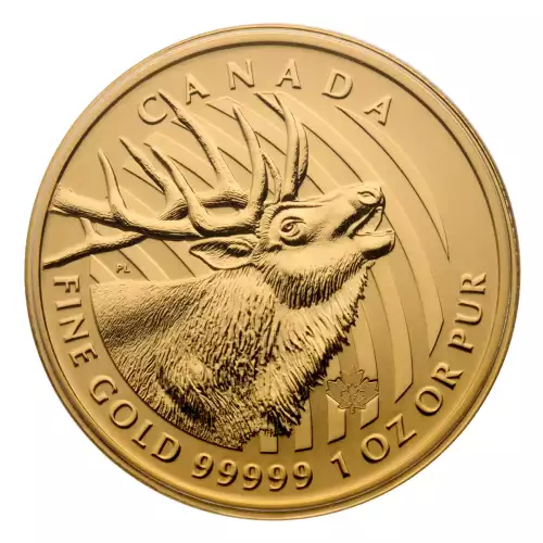 RCM Gold Coin (.99999), 1 oz - Elk - 2017