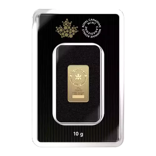 Royal Canadian Mint Gold Bar, 10 gram