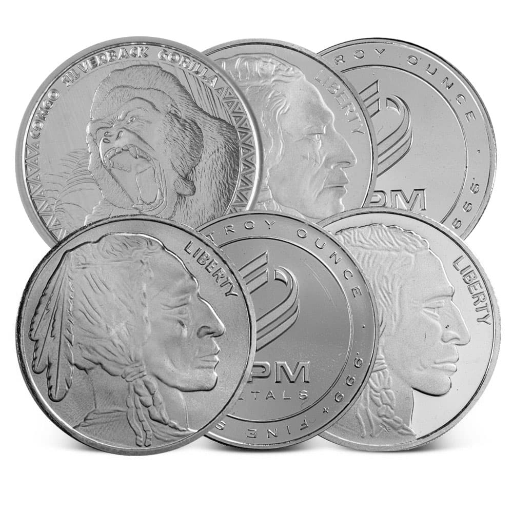 1 oz Silver Round (Varied Condition, Any Mint)