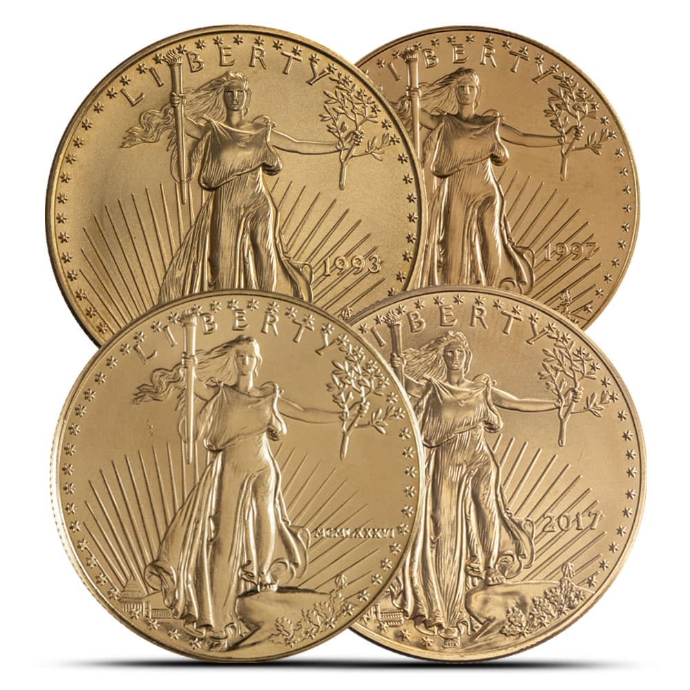 1 oz American Gold Eagle Coin (Random Year)