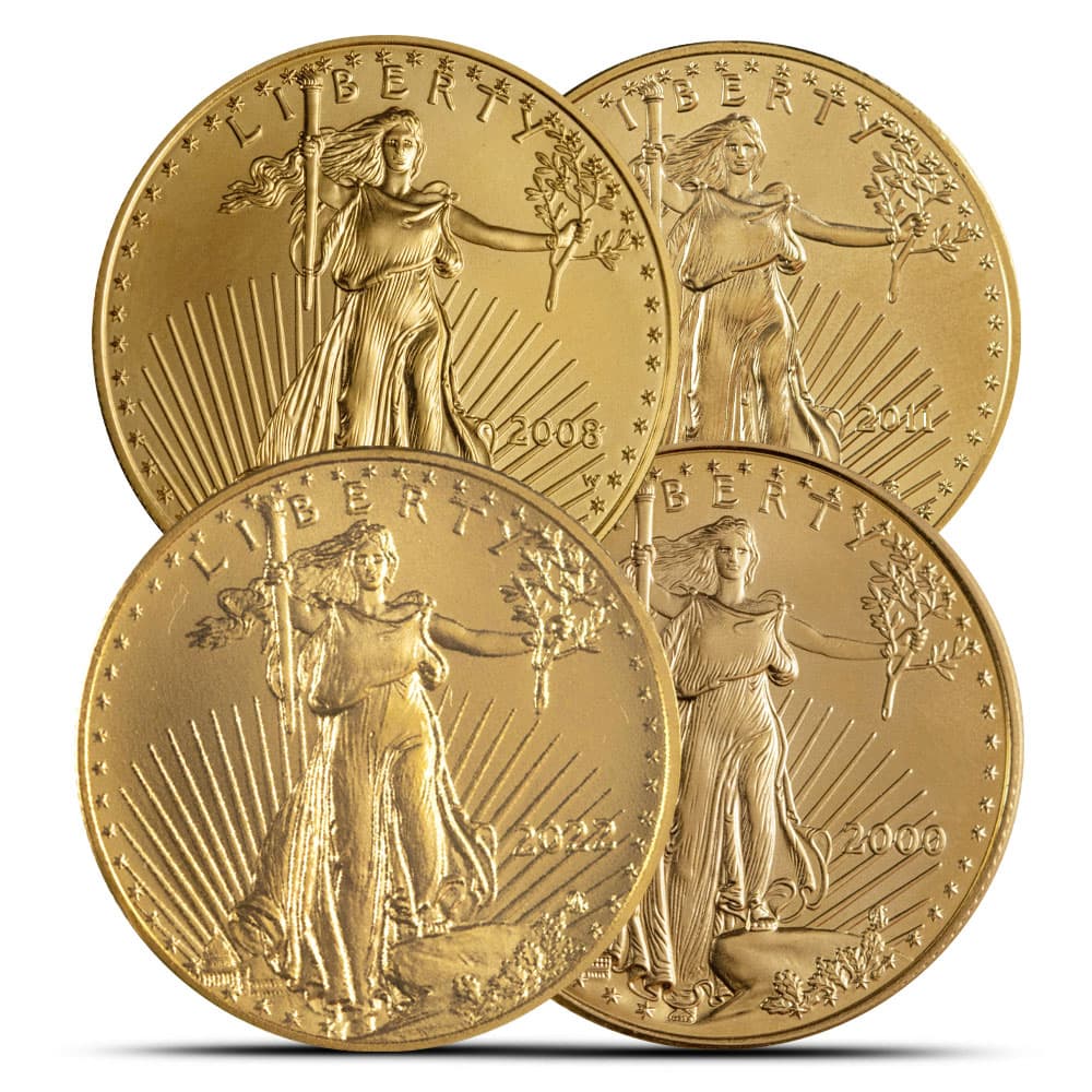 1/2 oz American Gold Eagle Coin (Random Year)