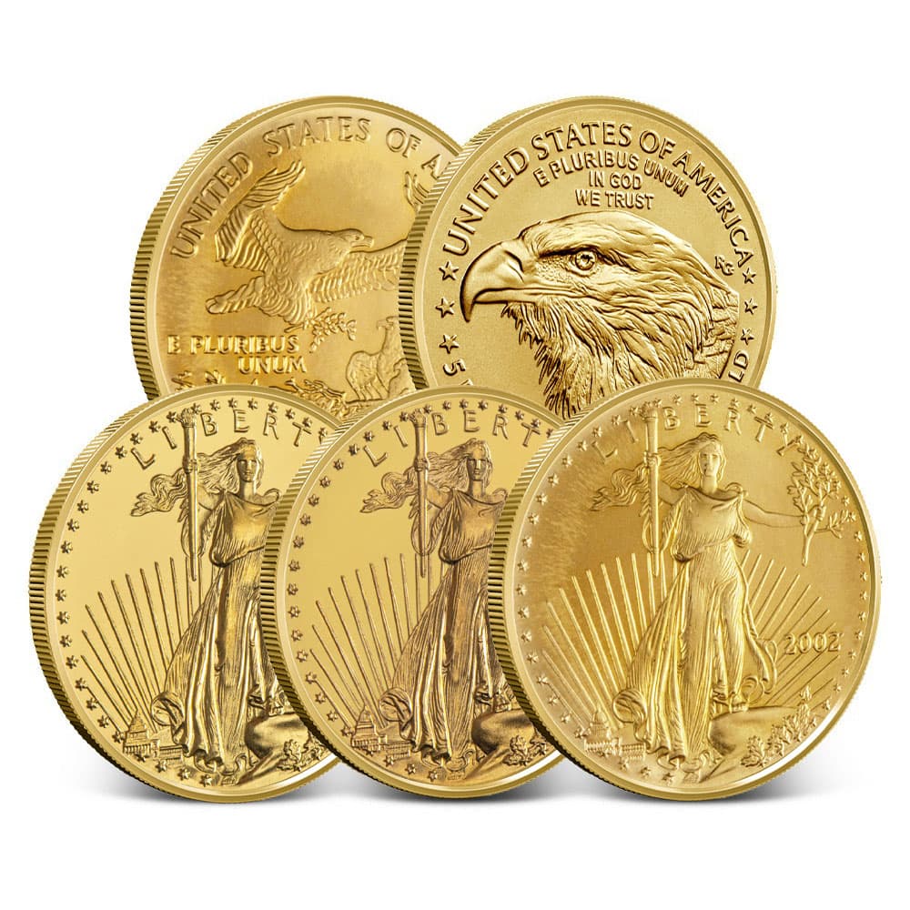1/10 oz American Gold Eagle Coin (Random Year)