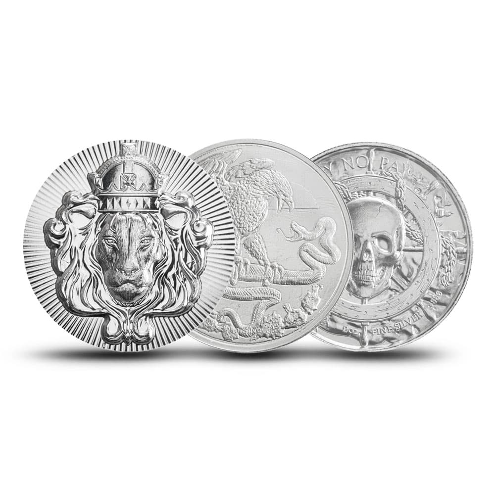 2 oz Silver Round (Varied Condition, Any Mint)