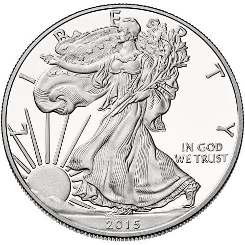 2015-W 1 oz Proof American Silver Eagle Coin (Box + CoA)