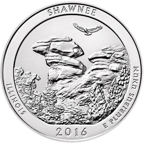 2016 5 oz ATB Shawnee National Forest Silver Coin