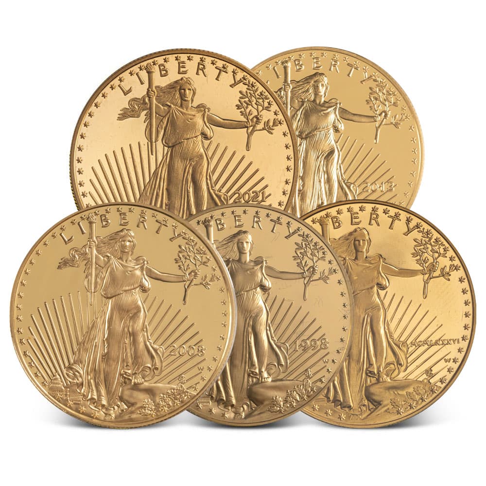 1 oz Proof American Gold Eagle Coin (Random Year, Capsules Only)