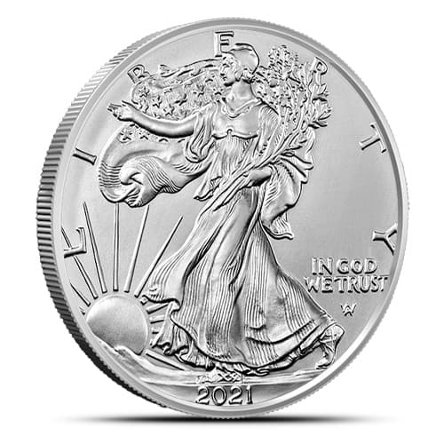 2021 1 oz American Silver Eagle Coin (Type 2)