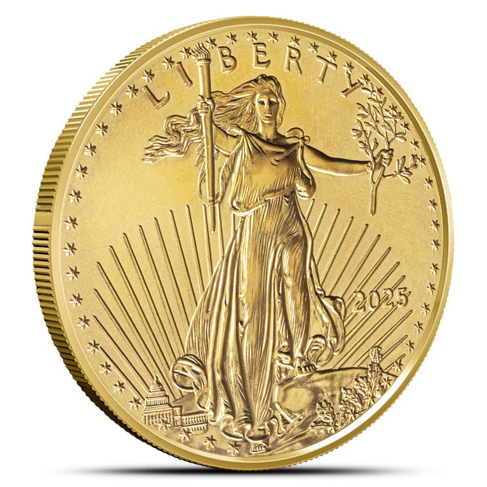 2025 1 oz American Gold Eagle Coin (BU) 1/14/2025