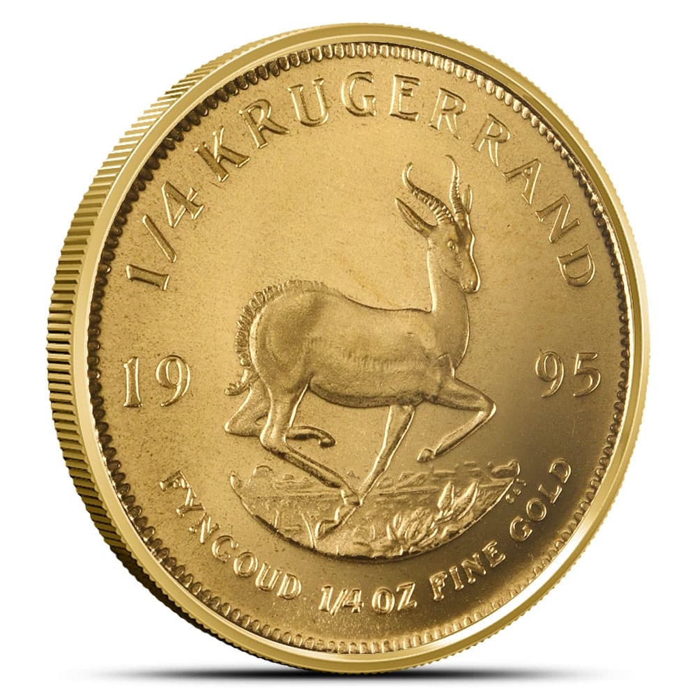 1995 1/4 oz South African Gold Krugerrand Coin