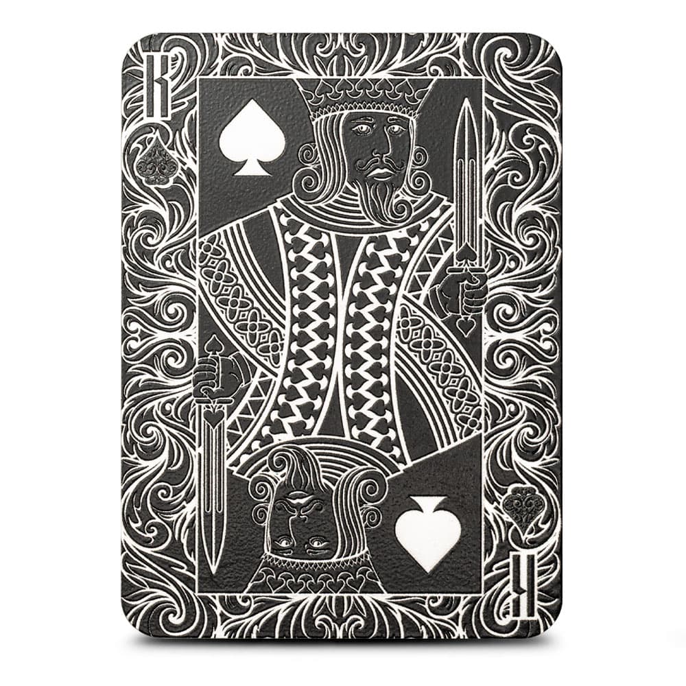 2024 1 oz Reverse Proof Solomon Islands Silver Royal Flush King of Spades Coin (Box + CoA)
