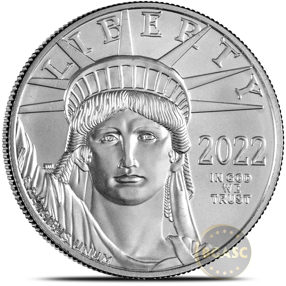 1 oz American Platinum Eagle Coin (Random Year)