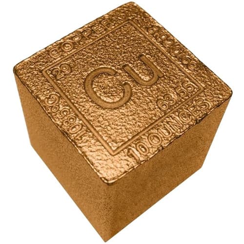 10 oz Copper Bullion Cube (New)