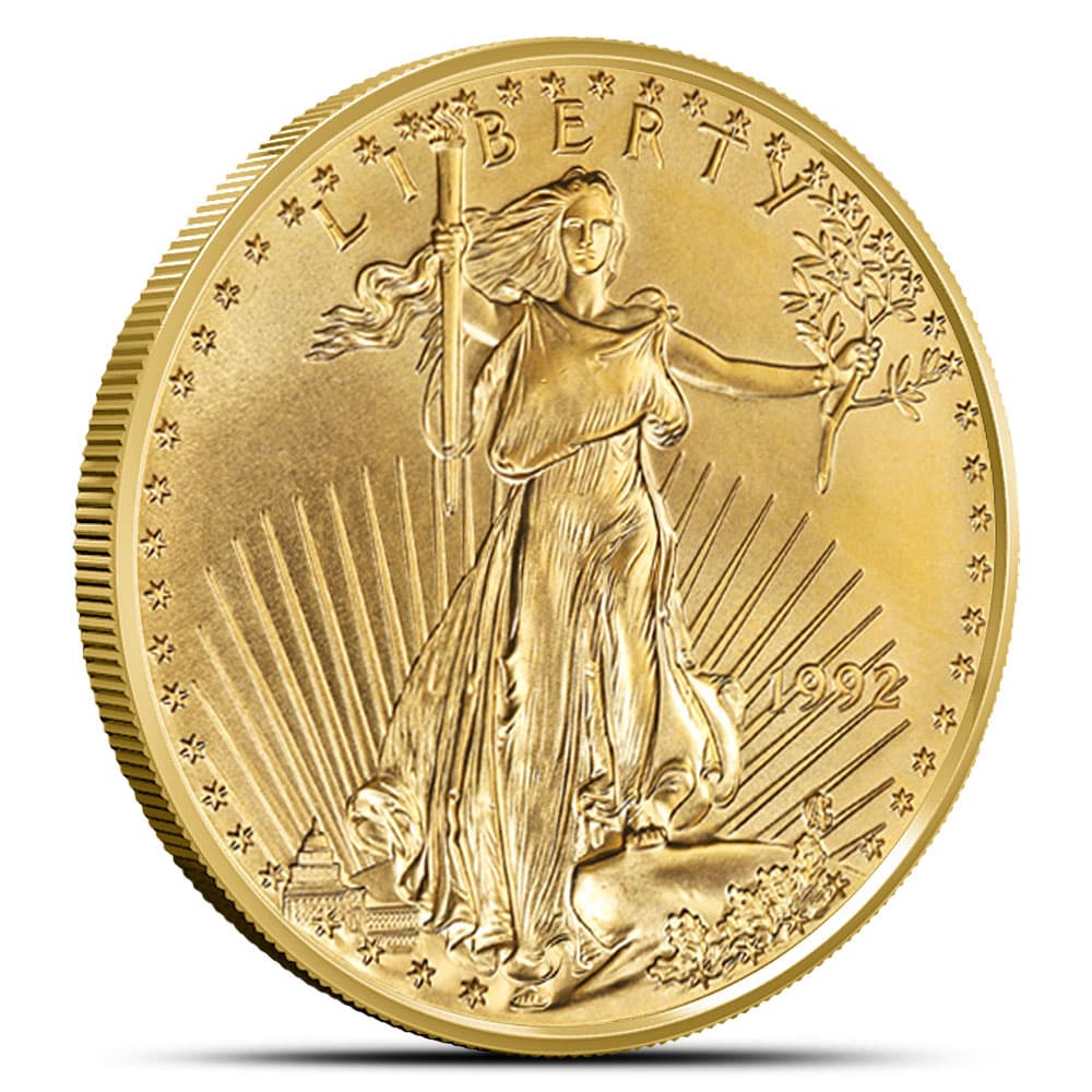 1992 1 oz American Gold Eagle Coin (BU)