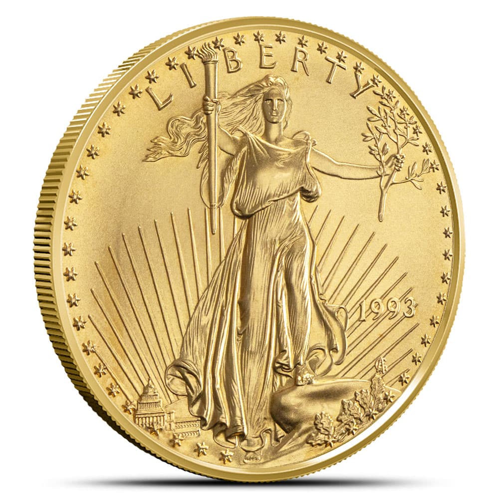 1993 1 oz American Gold Eagle Coin (BU)