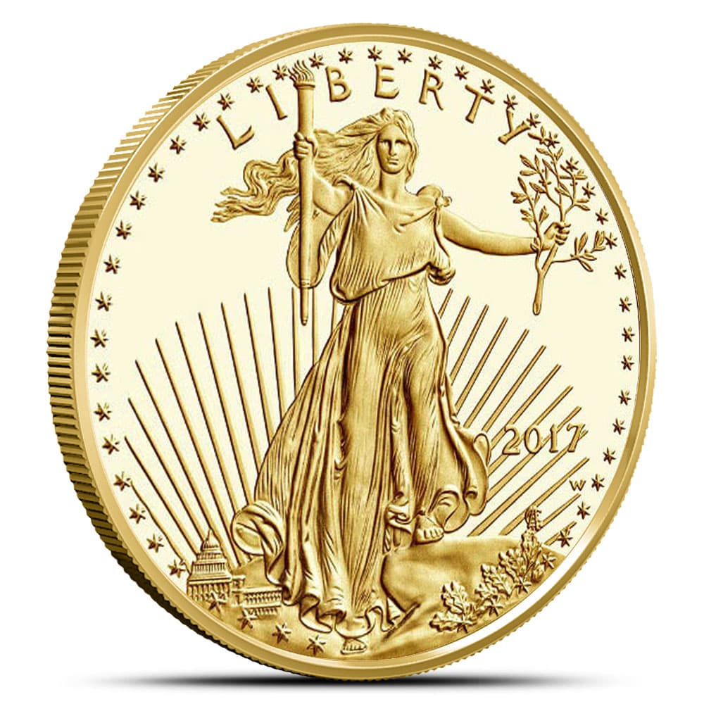 2017-W 1 oz Proof American Gold Eagle Coin (Box + CoA)