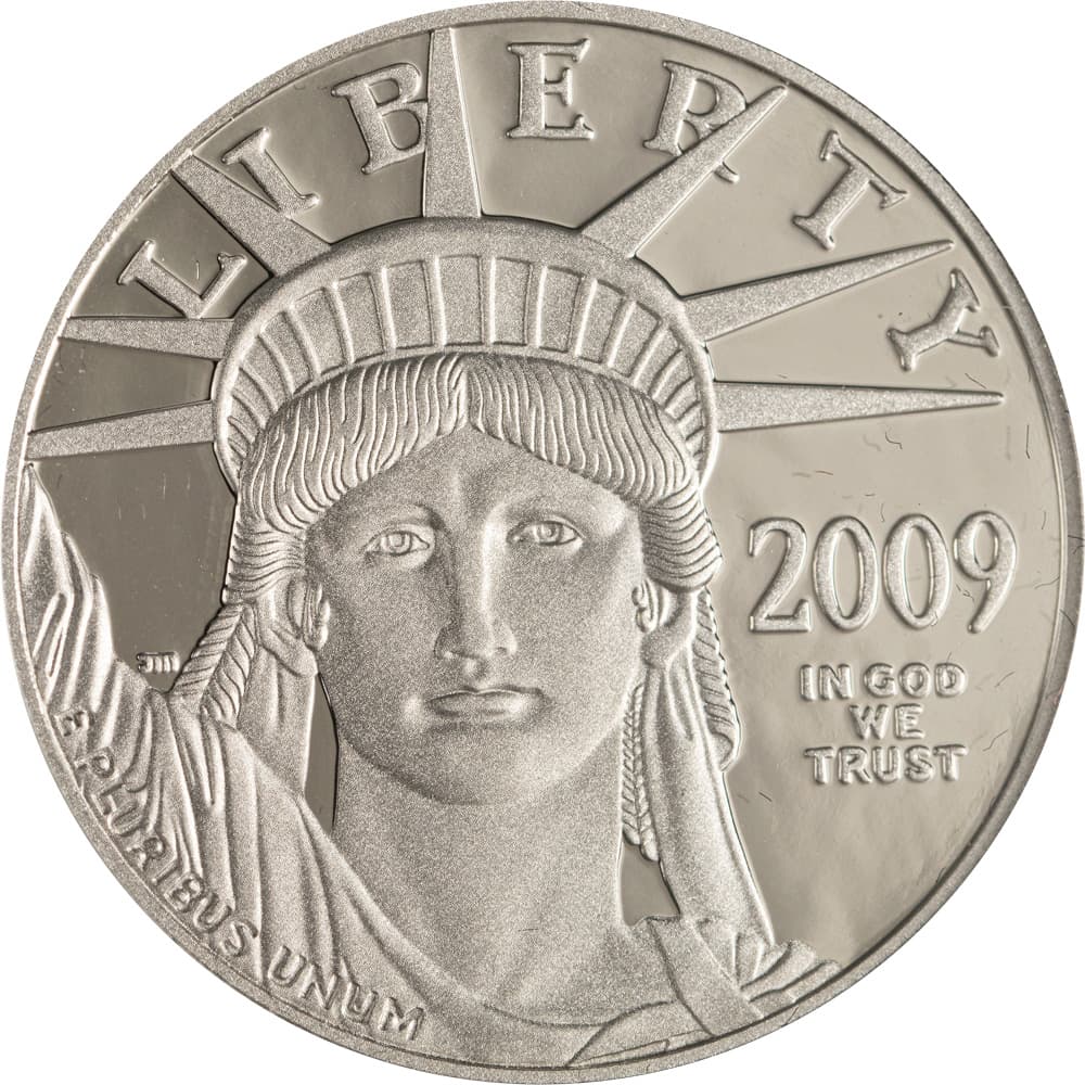 2009-W 1 oz Proof American Platinum Eagle Coin (Box + CoA)