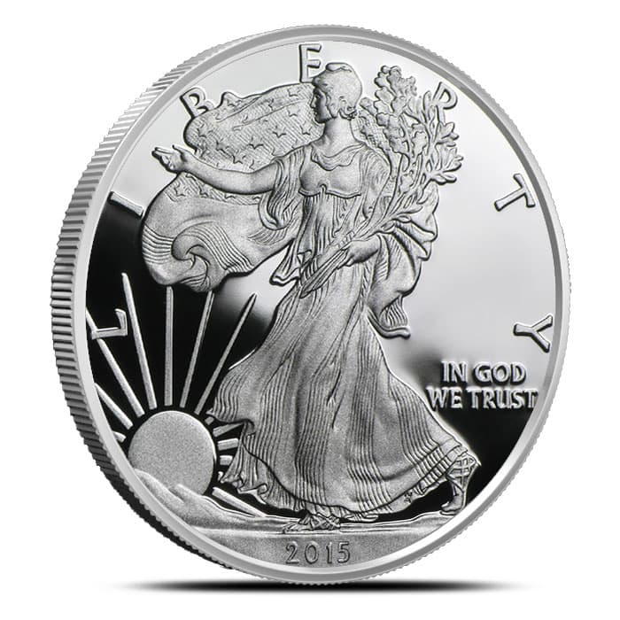 2015-W 1 oz Proof American Silver Eagle Coin (Box + CoA)