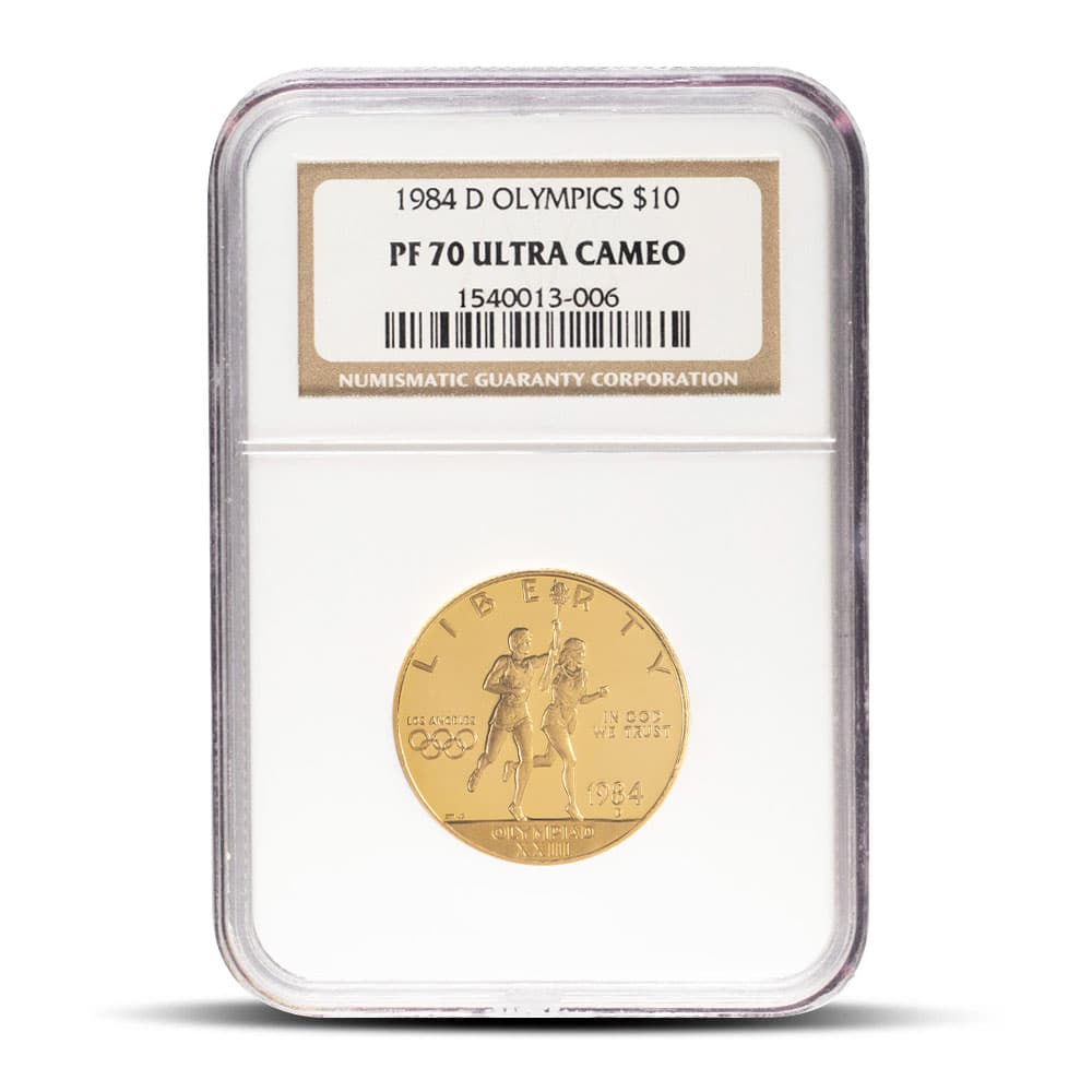 $10 US Mint Commemorative Gold Coin PR/PF70 Random Year, Varied Label, PCGS or NGC