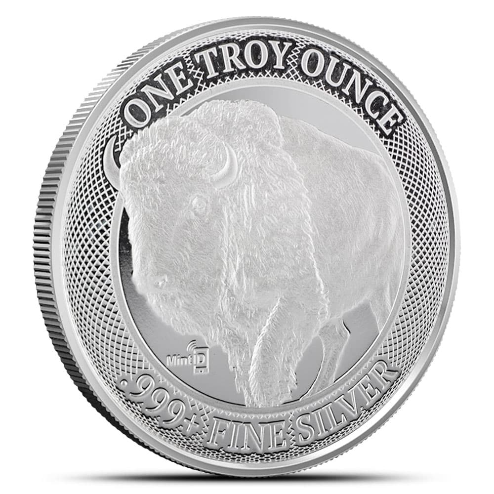 1 oz MintID Buffalo Silver Round (New)