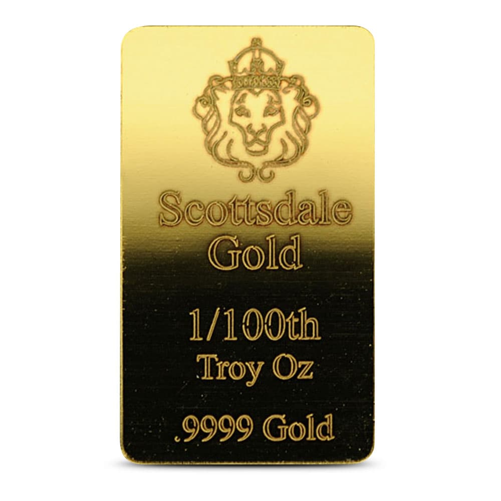 1/100 oz Gold Bar Varied Condition | Any Mint