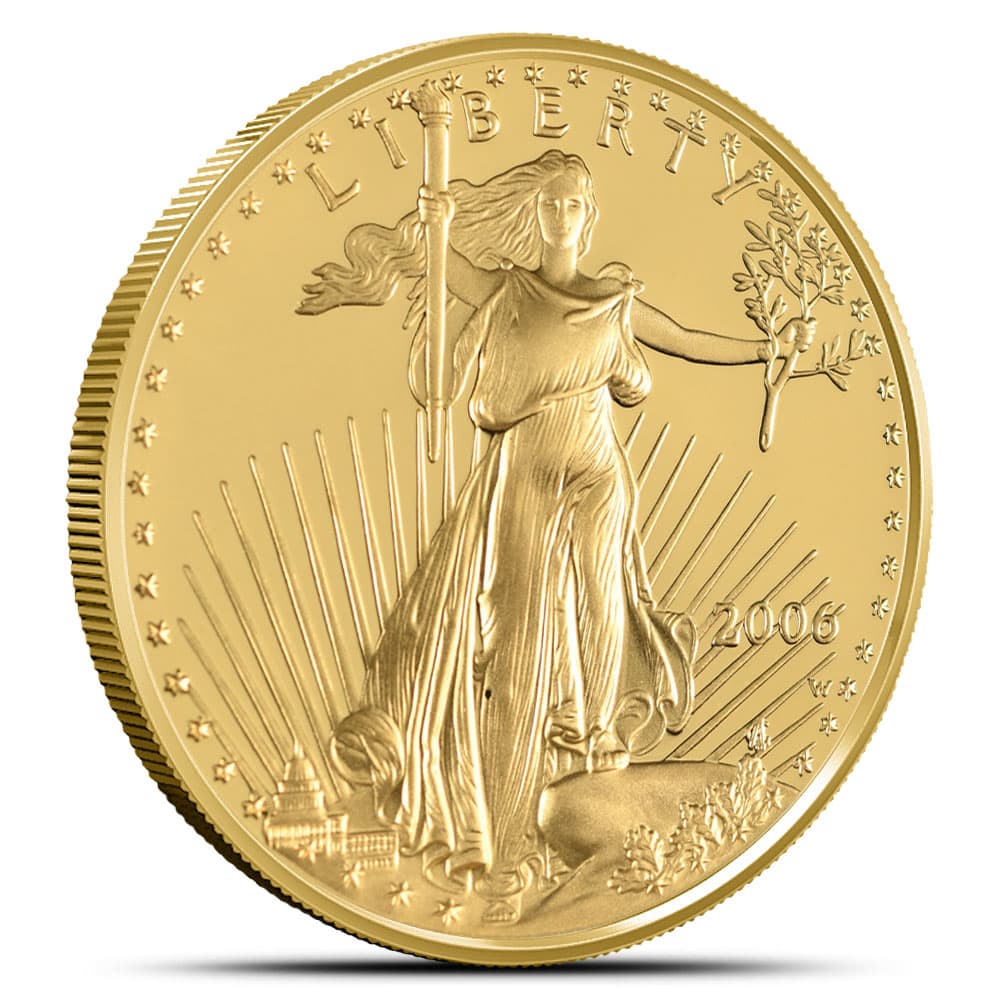 2006-W 1/2 oz Proof American Gold Eagle Coin (Box + CoA)