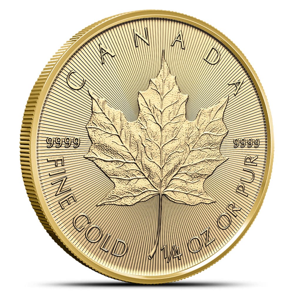 2025 1/4 oz Canadian Gold Maple Leaf Coin (BU)