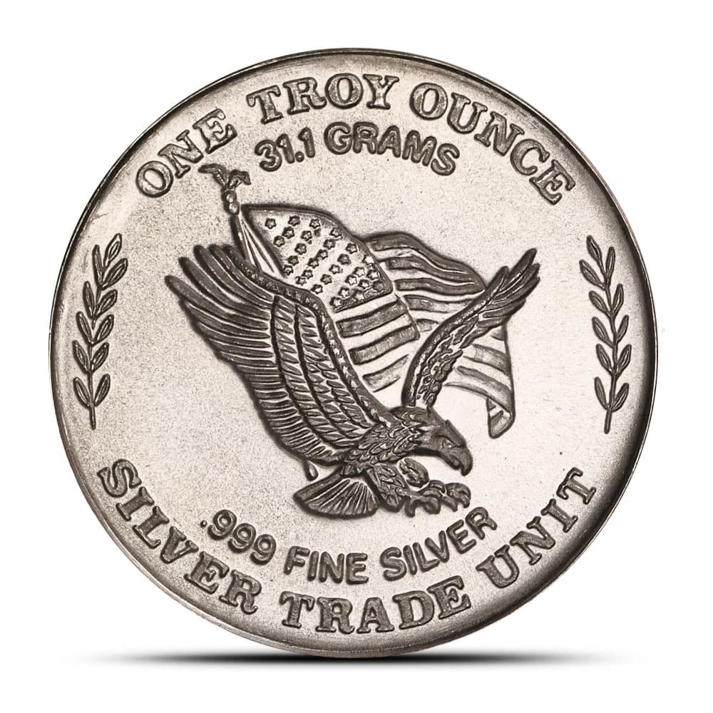 1 oz U.S. Assay Office Vintage Art Silver Round