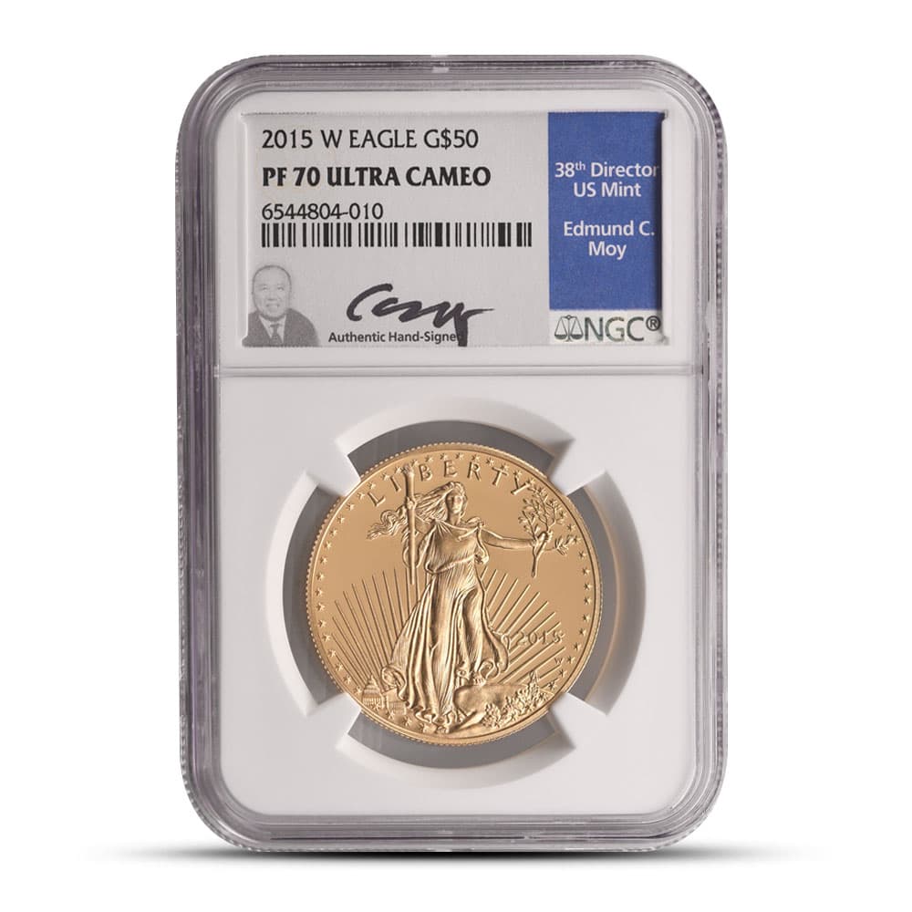 2015-W 1 oz Proof American Gold Eagle Coin NGC PF70 UCAM