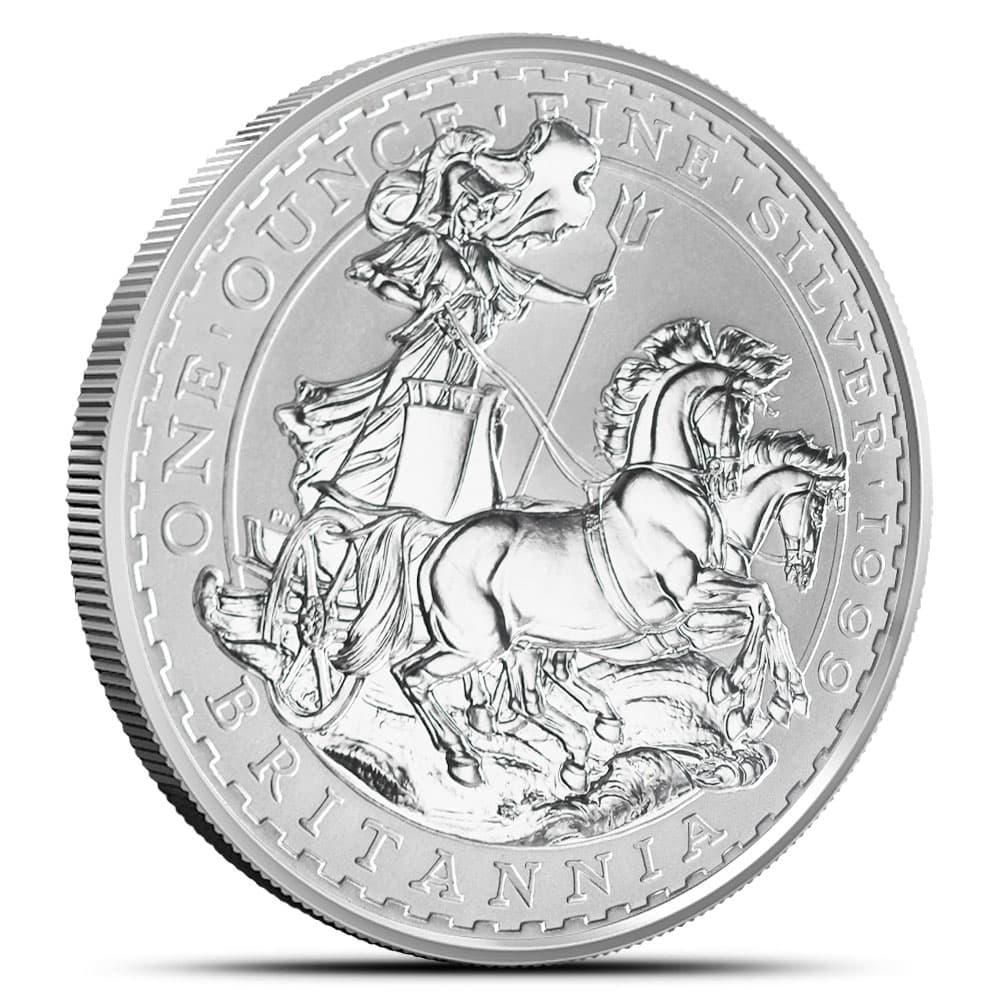 1999 1 oz British Silver Britannia Coin
