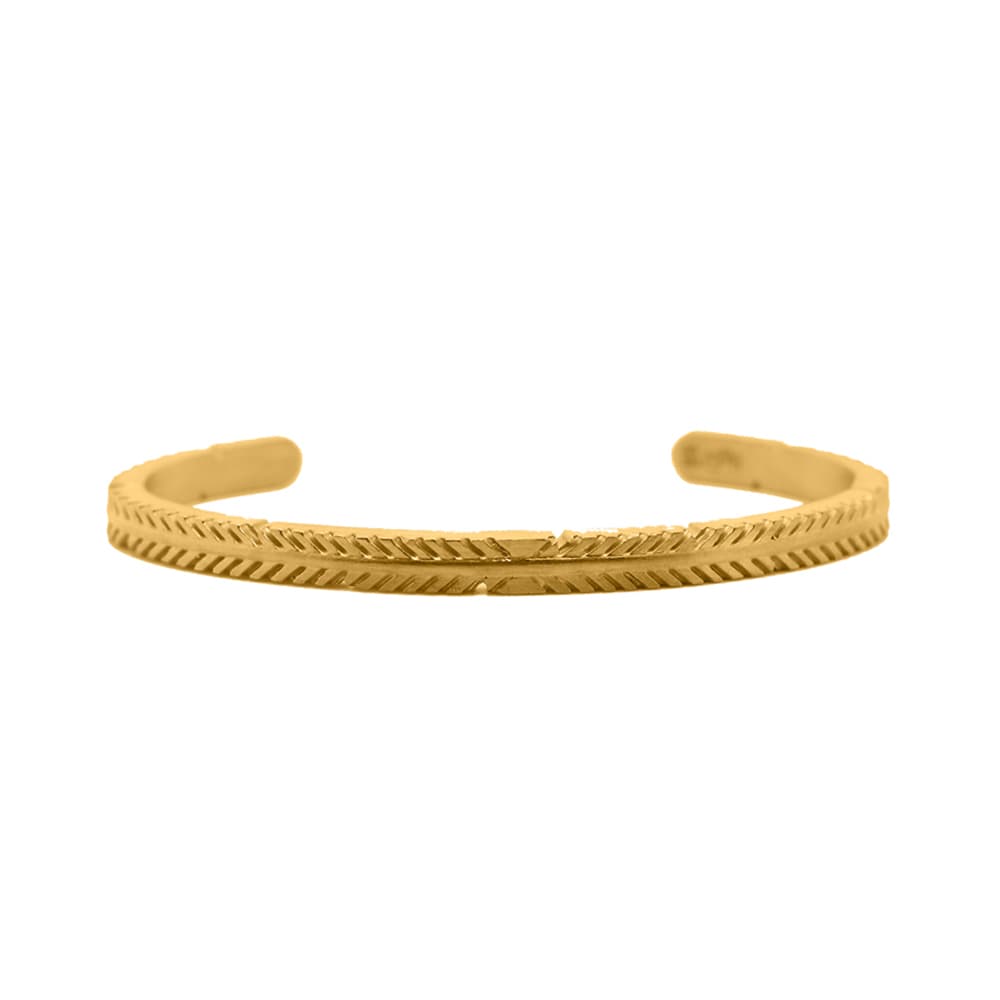 Nebü 32.4g 24K Tribal Embellished Bangle