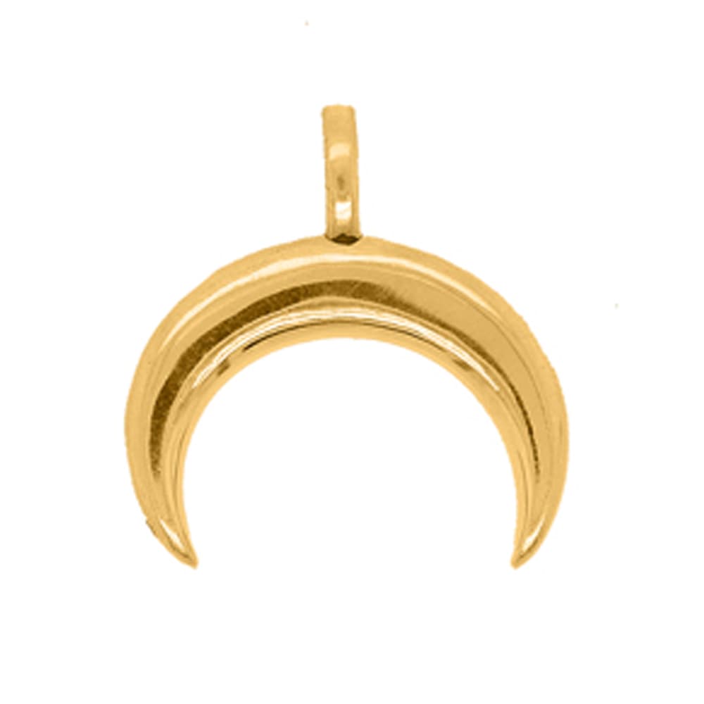 Nebü 10.3g 24K Crescent Moon Pendant